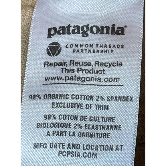 Patagonia Corduroy Womens 30 Pants‎ Straight Leg Regular Fit Brown Stretch - Picture 8 of 12